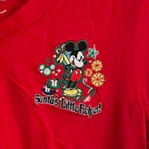 Disney "Santa's Little Helper" Embroidered T-Shirt